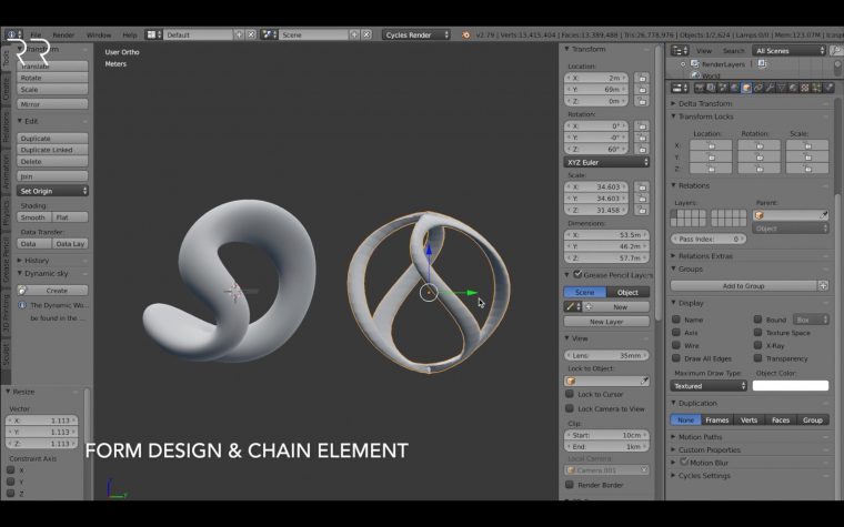 3D Chain Link Designs for 3D Printing – Roman Reiner GmbH